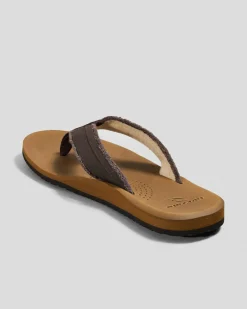 Rip Curl Reactor Open Toe Thongs Tan/brown Online