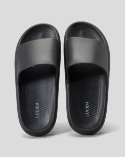 Lucid Rebound Slides Black Hot