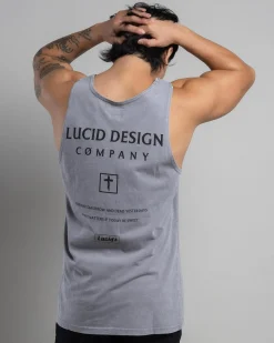 Lucid Recognition Singlet Grey Wash New