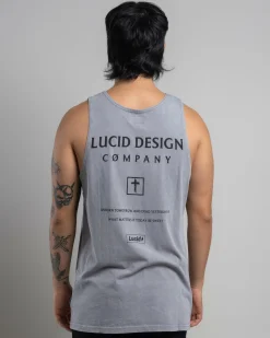 Lucid Recognition Singlet Grey Wash New