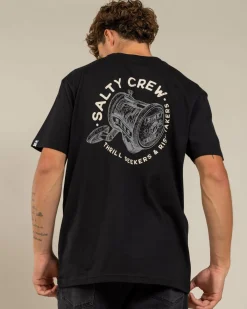 Salty Crew Reel Good Premium T-Shirt Black Online