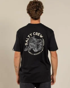 Salty Crew Reel Good Premium T-Shirt Black Online