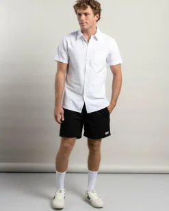 Lucid Refined Elastic Waist Shorts Black