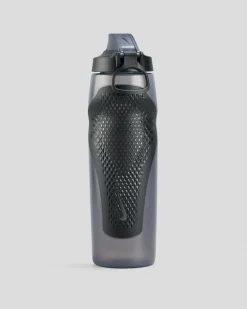 Nike Refuel Locking Lid 950ml Drink Bottle Black/silver