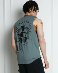 Sparta Regiment Muscle Tank Teal