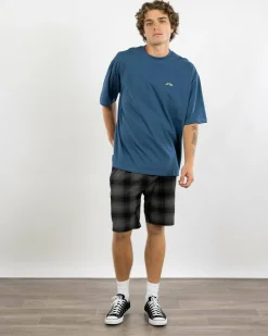 Rusty Registered T-Shirt Atlantic Blue Clearance