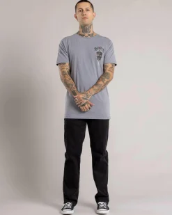 Dexter Reigning Dead T-Shirt Grey Acid Outlet