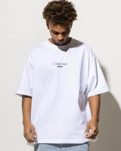 Calvin Klein Relaxed Fit Graphic T-Shirt Brilliant White Online