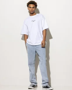 Calvin Klein Relaxed Fit Graphic T-Shirt Brilliant White Online