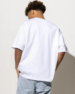 Calvin Klein Relaxed Fit Graphic T-Shirt Brilliant White Online
