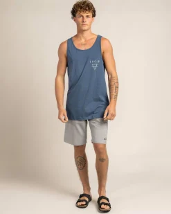 Lucid Resilient Singlet Slate Blue Hot