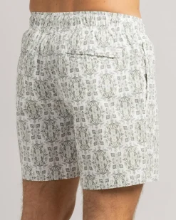 Skylark Retain Elastic Waist Shorts Off White