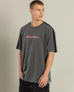 RVCA Rev T-Shirt Washed Black Hot