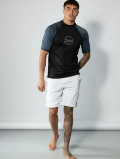 Skylark Revert Short Sleeve Rash Vest Black Best
