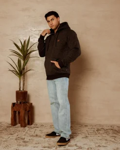 Billabong Revolt Zip Thru Hooded Jacket Black Heather Sale