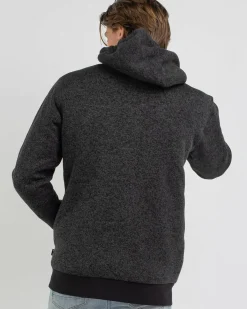 Billabong Revolt Zip Thru Hooded Jacket Black Heather Sale