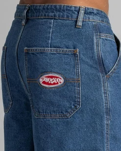 Former Reynolds Flatline 21" Denim Shorts Dark Blue Hot