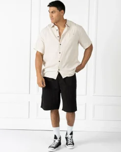 Billabong Ricardo Short Sleeve Shirt Stone Outlet