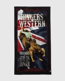 Ringers Western Ride Harder Towel Multi Discount