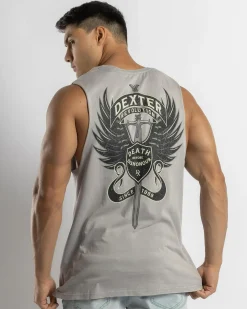 Dexter Rider Muscle Tank Light Grey Acid Outlet