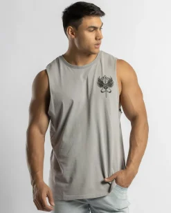Dexter Rider Muscle Tank Light Grey Acid Outlet