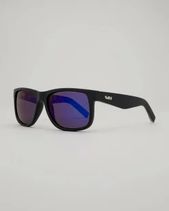 Sin Eyewear Riot Sunglasses Matte Raven/blue Flash Best