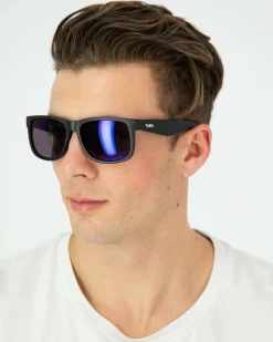 Sin Eyewear Riot Sunglasses Matte Raven/blue Flash Best