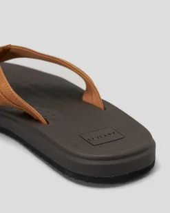 Skylark Ripple Thongs Brown/tan Online