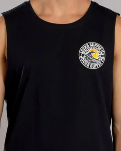 Jacks Rising Sun Muscle Tank Black Best