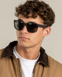 Carve Rivals XL Polarised Sunglasses Matt Black/ Grey New