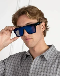 Lucid Riviera Sunglasses Black / Blue Outlet
