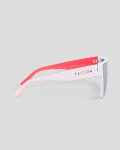 Lucid Riviera Sunglasses White/pink