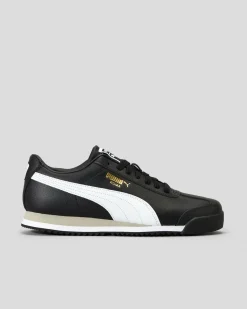 Puma Roma 24 Standard Shoes Puma Black/puma White/puma Team Gold Hot