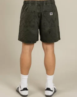 Wrangler Roomie Shorts Steele Green New