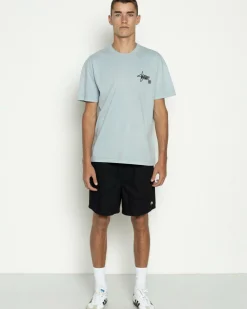 S-Double Roots Dot T-Shirt Washed Steel New