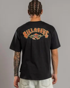 Billabong Rose Arch T-Shirt Washed Black Outlet