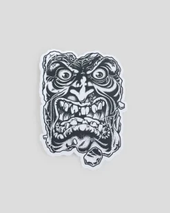 Santa Cruz Roskopp Destruct Face Sticker Black Hot