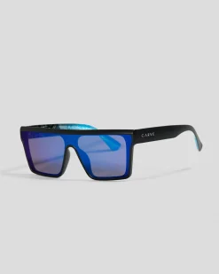 Carve Royale Sunglasses Matt Black/ Blue Iridium Discount