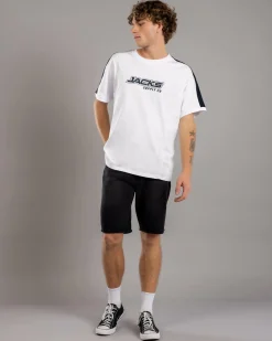 Jacks Rudimental Denim Shorts Washed Black Hot