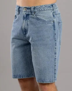 Jacks Rudimental Denim Shorts Mid Blue Clearance
