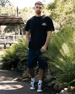 Jacks Rugged T-Shirt Black/grey Clearance
