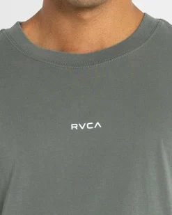 RVCA Unflipped T-Shirt Washed Olive Clearance