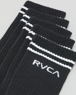 RVCA Union III Socks 5 Pack Black