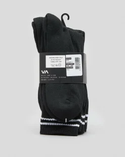 RVCA Union III Socks 5 Pack Black