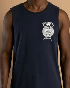 Sparta Sabre Muscle Tank Navy Acid Online
