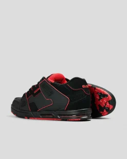 Globe Sabre Shoes Black/red/mosaic Discount