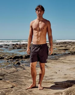 Salty Life Sail Elastic Waist Shorts Black Best