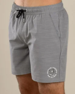 Salty Life Sail Elastic Waist Shorts Grey Clearance