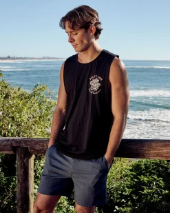 Salty Life Sailmaker Muscle Tank Black Sale