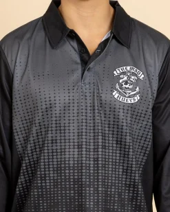 The Mad Hueys Sailor Anchor Fishing Jersey Charcoal Sale